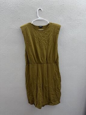 Express Womens Dress Size Large Green Sleeveless Tank